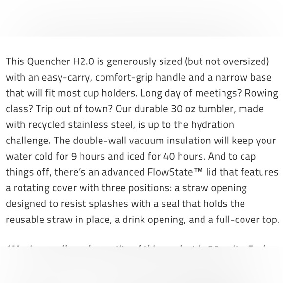 Stanley Quencher H2.0 FlowState 30 oz New in Box - Picture 3 of 8